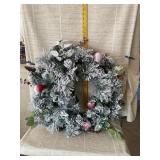 Sharper Image Cordless Pre-Lit Wreath