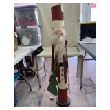 Santa Decoration made from Post about 50' tall