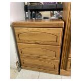 Nightstand - approximately 22' x 16 1/2' x 28'