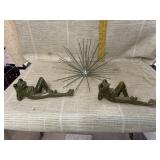 Frog Figurines, Hanging Decor