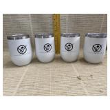 4  White Casino Resort Reusable Tumblers