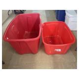 2 Totes, No Lids