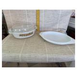 Anchor Hocking 1.5qt Baker, Lid/Serving Plate