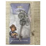 Kingdom Hearts Pewter Keyring