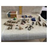 Cigar Box, Casings, Ammo, Ring, Pins, and more