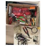Magnifying Glass, Small Screwdrivers, Chain,