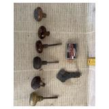Vintage Door Knobs, Belt Buckle,