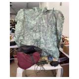 Poncho, Emergency Sleeping Bag, Emergency Stove,