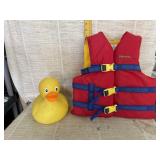 Youth Life Vest, Large Rubber Duck