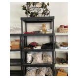 5 Shelves of Wine Items-Corks, Books, Bags,