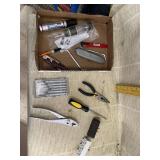 Pliers, Screwdrivers, Utility Knife, and nore