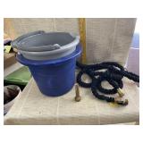 2 Buckets, Hose, Hose Nozzle
