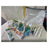Brushes, Supply Bag, Palette Knives
