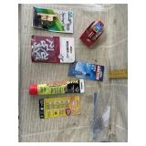 Packing Tape, Super Glue, Safety Pins, Wall