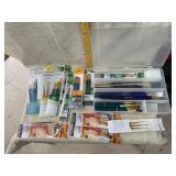 Organizer with Paint Brushes