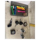 Casters, Measuring Tape, Counters, Batteries,