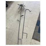Shepherd Hook, Decorative Flower