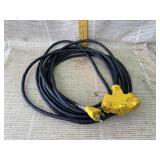 Extension Cord with Multi-Plug End