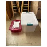 2 Totes with Lids