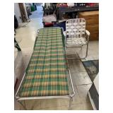 Folding Cot & Chair