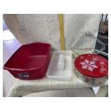 Tub, Caddy, Tin, Shelf