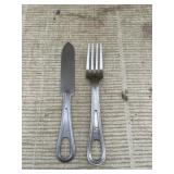 Vintage U.S. Military Knife & Fork