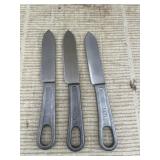 3 Vintage U.S. Military Knives