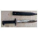 Vintage Military Bayonet & Scabbard