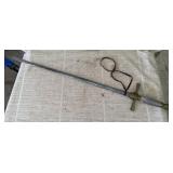 Vintage Sword with Knights Head
