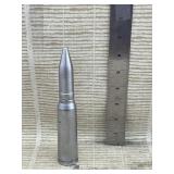 Inert Dummy Round of Solid Metal