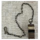 Vintage Brass Whistle by Horstmann