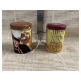 John Wayne Tin Salt/Pepper Shakers