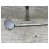 Vintage White Enameled Ladle