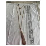 Necklace with Tassel Pendant
