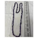 Endless Strand Gemstone Chip Bead Necklace