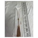 SteelTime Stainless Steel Necklace with Tassels