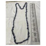 Endless Strand Gemstone Chip Bead Necklace