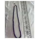 Sterling Silver Necklace with Gemstones