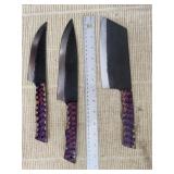 3Pc Damascus MHS Cutlery Set