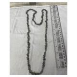 Endless Strand Gemstone Chip Bead Necklace