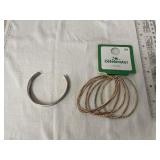 Set of 6 Stretch Bracelets, Cuff Bracelet