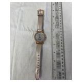 Victoria Wieck Watch Gemstones & Leather Strap
