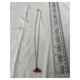 Red Hat Necklace