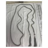 Lariat Necklace with Tassels