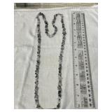 Endless Strand Gemstone Chip Bead Necklace