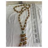 Necklace with Beads and Tassel