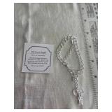 My Good Angel Stainless Steel Bracelet Silver