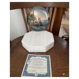 Terry Redlin Plate ï¿½From Sea to Shining Seaï¿½