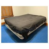 Queen Bed-Mattress, Box, Frame, Fitted & Flat