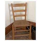 Chair with Wicker Seat